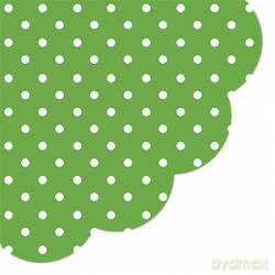 Serwetka Dots intense green R SDR066018