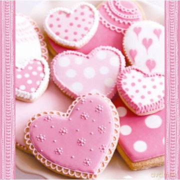 Serwetka HEART CAKES SDL370000