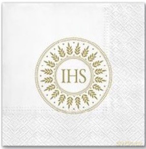 Serwetka Lunch Decor Blessed Time (gold) 33x33 20szt./op.
