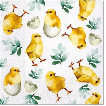 Serwetka Lunch Decor Chicken in Eggs 33x33 20szt./op.