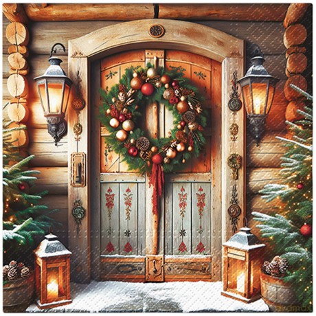 Serwetka Lunch Decor Doorway to Christmas 33x33 20szt./op.
