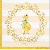 Serwetka Lunch Decor Duck with Wreath 33x33 20szt./op.