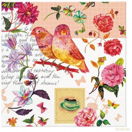 Serwetka Lunch Decor Floral Poetry 33x33 20szt./op.