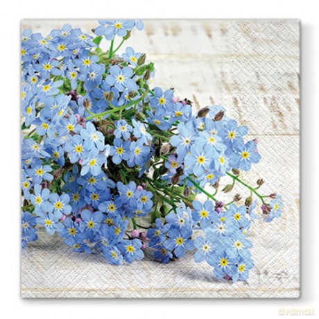 Serwetka Lunch Decor Forget-me-not 33x33 20szt./op.
