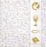 Serwetka Lunch Decor komunia Christian Symbols 33x33 20szt./op.