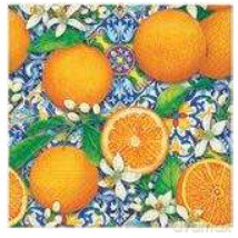 Serwetka Lunch Decor Orange Boom 33x33 20szt./op.