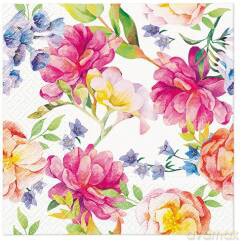 Serwetka Lunch Decor Orchid with Peony 33x33 20szt./op.