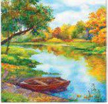 Serwetka Lunch Decor Watercolor River 33x33 20szt./op.