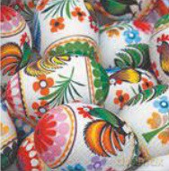 Serwetka Lunch Decor Wielkanoc Folky Easter 33x33 20szt./op.