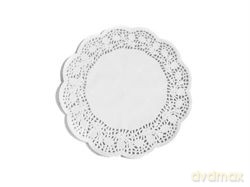 Serwetka papierowa okrągła 10cm 100szt/opak