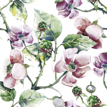 Serwetka Pink Wild Roses SDL089500