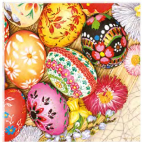 Serwetka Wielkanoc lunch - Easter Eggs Variety SLWL005701