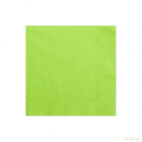 Serwetki 33x33 jasny zieleń