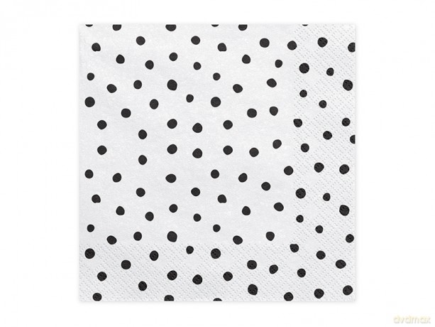 Serwetki 33x33 kropki