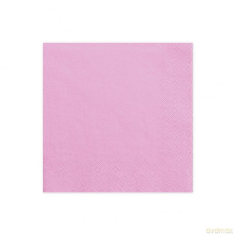 Serwetki 33x33 różowy