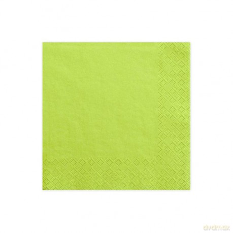 Serwetki 33x33 zielone jabłuszko