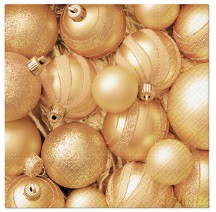 Serwetki BN Lunch Tete a Tete Christmas celebrations baubles 33x33 20szt./op.