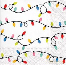 Serwetki BN Lunch Tete a Tete Festive Lights 33x33 20szt./op.
