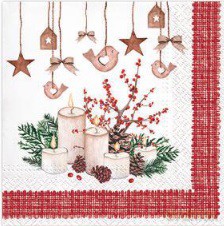 Serwetki BN Lunch Tete a Tete Festive Mood 33x33 20szt./op.