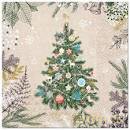Serwetki BN We Care Vintage Christmas Tree 33x33 20szt./op.