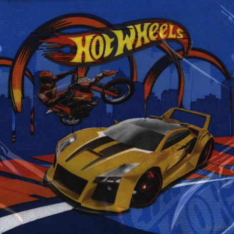 Serwetki hot wheels 33x33 (15cm)