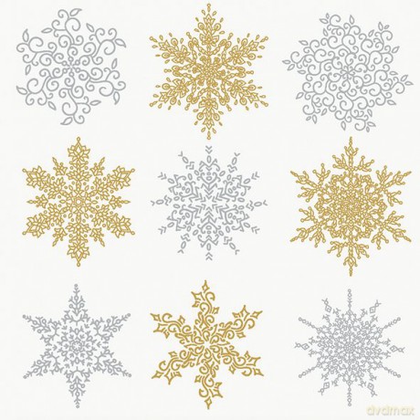 Serwetki Lunch 33x33 Festive crystals
