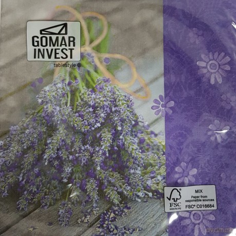 Serwetki Lunch 33x33 Lavandula vera
