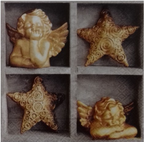 Serwetki Lunch 33x33 Set of Christmas