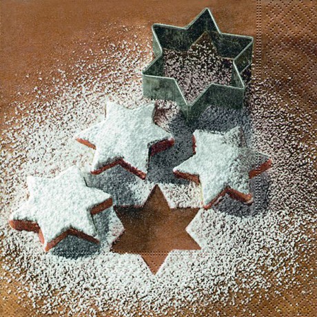 Serwetki Lunch 33x33 Sugar stars