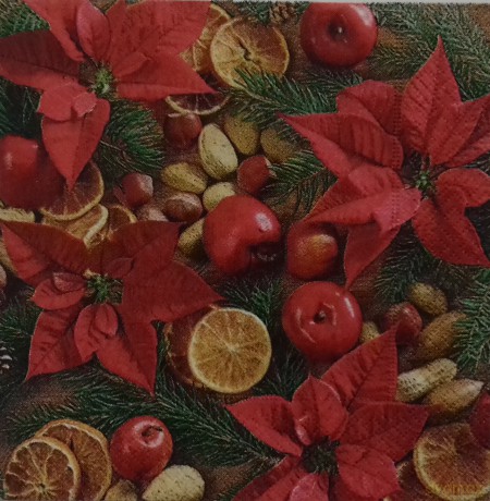Serwetki Lunch 33x33 Xmas arrangement