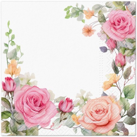 Serwetki Lunch Tete a Tete Gentle Bloom 33x33 20szt./op.