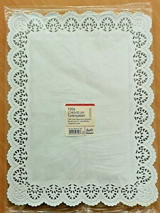 Serwetki pod tort białe 40x30 100szt (4040)
