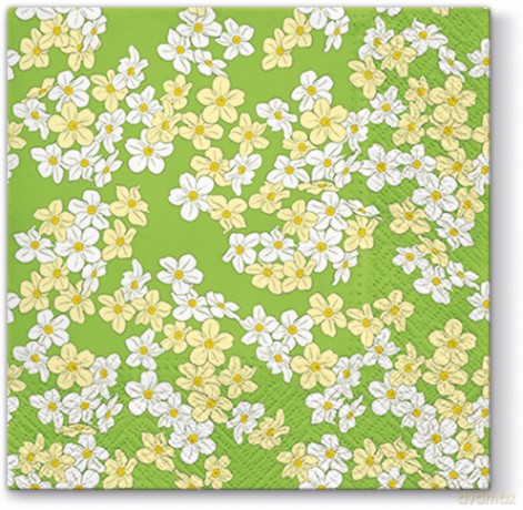 Serwetki SDL061306 Floral Carpet /green/