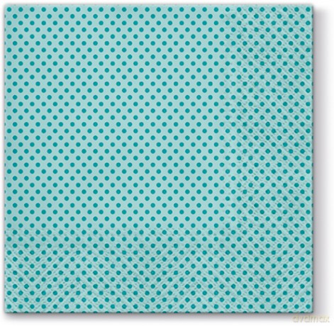 Serwetki Small Dots /turquoise/ TL690012