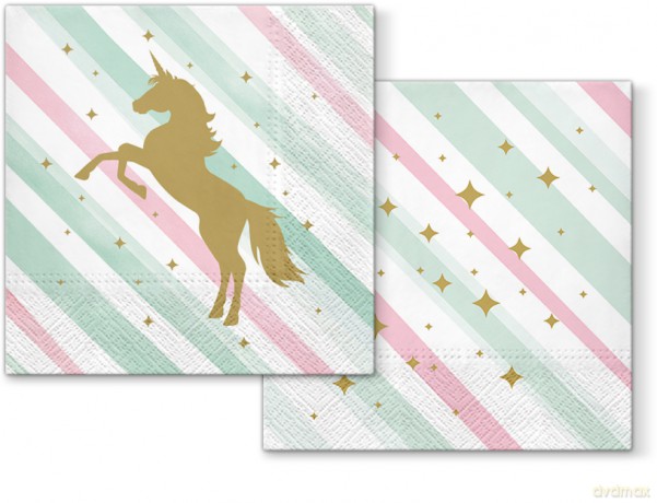 Serwetki TL260039A Unicorn and Stripes