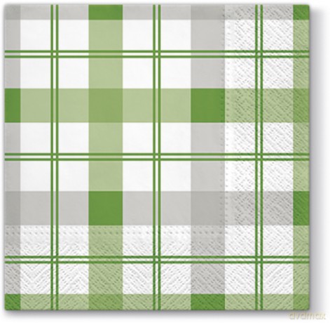 Serwetki TL670006 Subtle Check /green/