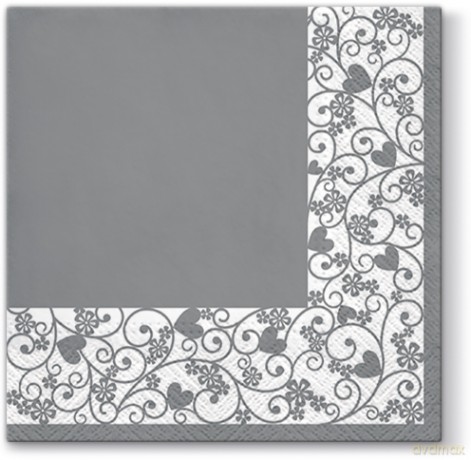Serwetki TL676053 Chic Frame /grey/