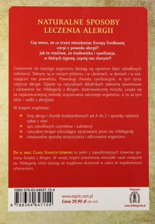 Św Hildegarda Leczy Alergie - Claus Schulte-Ubbing [KSIĄŻKA]