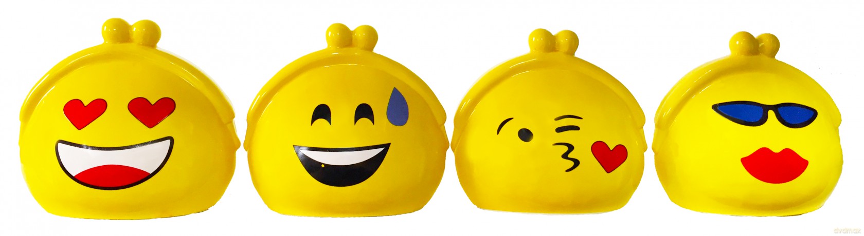 Skarbonka ceramiczna Emoji C 12cm