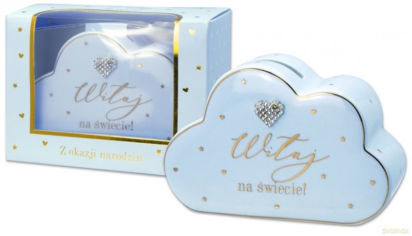 Skarbonka Cloud Boy - Witaj na świecie