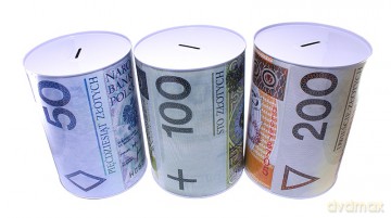Skarbonka metalowa POLSKI ZŁOTY