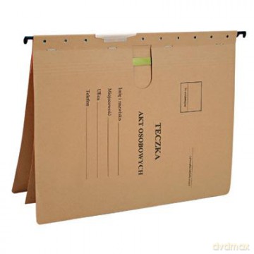Skoroszyt zawieszkowy na akta osobowe Esselte A4 siarczanowy 230g (15211) op.10szt.
