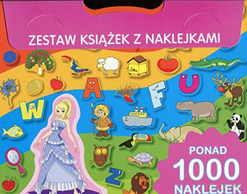 Teczka Dla Dziewczynek Księżniczka Zwierzęta Literki [KSIĄŻKA]