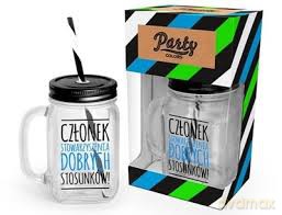Słoik z rurką 450 ml "Bawię się"