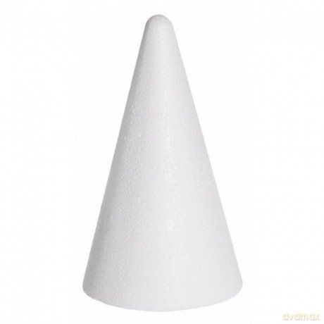Stożek styropianowy 35cm. opakowanie 2szt.