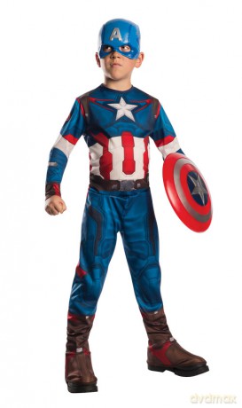Strój Capitan America (z maską) rozm. L