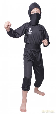 Strój Ninja czarny rozm. S