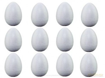 Styropianowe jajko 10cm 12szt