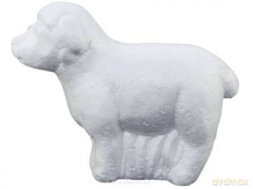 Styropianowy baranek 14cm 6szt