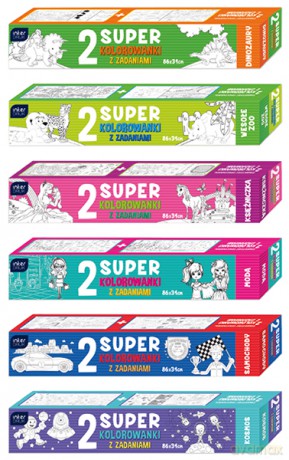 Superkolorowanka mix wzorów